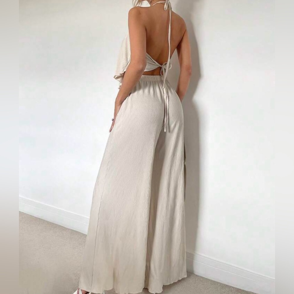 Cream Two Piece Set